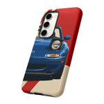 Miata Mariner Blue Pop-up Tough Phone Case for JDM Car Fans