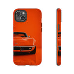 Orange 1969 C3 Phone Case, Stingray Classic Sports Car Cover, Gift