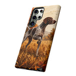 German Shorthaired Pointer Pointing Art Tough Phone Case