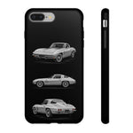 Silver Sting Ray Classic Corvette Phone Case Tough Multi View