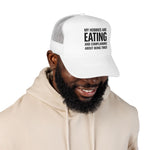 Funny Sarcastic Hat My Hobbies Are Eating and Complaining Humor Cap