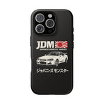 R34 Skyline GT-R JDM Rising Sun Tough Phone Case Cover Gift