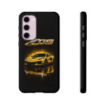 Z06 Corvette Phone Case, Yellow Neon Chrome Studio Cover