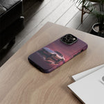 Soft White C3 Corvette Mauve Sky Phone Case