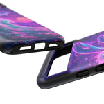 Neon Dolphin Ocean Vaporwave Art Tough Phone Case