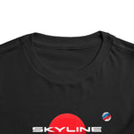 Toddler Skyline R34 GTR Rising Sun T-Shirt, JDM Retro Tee