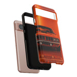 Orange Cuda Phone Case, 71 Classic Muscle Car Tough Cover