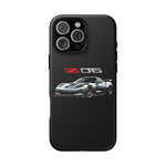 Silver C6 Z06 Phone Case for Chevy Fans, Tough Cover