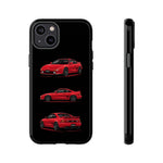 Red MR2 JDM Sports Car Phone Case Tough Multi View