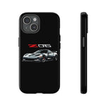 Silver C6 Z06 Phone Case for Chevy Fans, Tough Cover