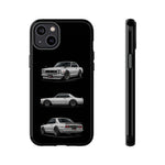 Silver Hakosuka Skyline Classic Sports Car Tough Phone Case for JDM Fans