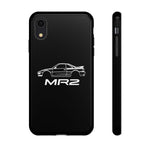 MR2 White Side Silhouette JDM Tough Phone Case Cover Gift
