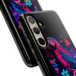Neon Parrot Cocktails phone case | Tough Cases