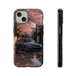 Cherry Blossom Street Scene R34 Skyline GTR Tough Case | Car Photo Cover