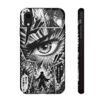 Manga Speed Lines Art Tough Phone Case