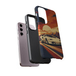 Retro Sunset Countach phone case | Sports car tough cover