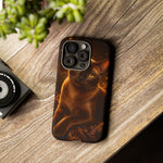 Burmese Golden Sable Portrait Art Tough Phone Case
