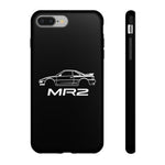 MR2 White Side Silhouette JDM Tough Phone Case Cover Gift