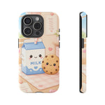 Milk Cookie Phone Case Cute Food Kawaii Tough Cover Gift Art