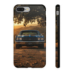 70 Chevelle SS Phone Case, Blue Muscle Car Golden Hour Dirt Road Cover