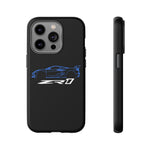Blue C8 ZR1 Phone Case for Supercar Enthusiasts