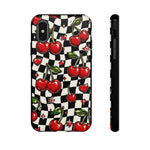 Cherry Checkerboard Classic Art Tough Phone Case