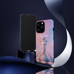Praying Cherub Statue halo Vaporwave Aesthetic phone case