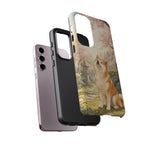 Akita under Cherry Blossoms Dog Breed Phone Case