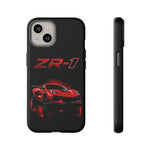 Red ZR1 C8 Phone Case for Chevy Fans, Tough Cover