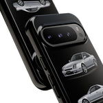 Silver Prelude Sports Coupe Tough Phone Case for JDM Fans