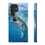 Spanish Mackerel Strike Phone Case Saltwater Fishing Gift for Anglers