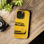 Yellow Miata Phone Case, NA Roadster 90s JDM Legend Cover
