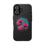Great Dream Wave Circular Badge Vaporwave Phone Case – Japanese Aesthetic