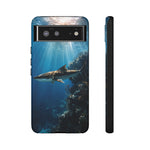 Cobia Reef Phone Case, Shaft of Light Ocean Fishing Tough Cover