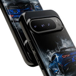 Camaro ZL1 Phone Case, Blue Track Smoke Studio Cover