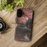 Cherry Blossom Street Scene R34 Skyline GTR Tough Case | Car Photo Cover