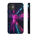Neon Future Subway Station Tough Phone Case Cover Gift Art