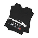 Camaro ZL1 Emblem Muscle Car Silhouette T-Shirt American Performance Coupe Tee