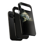 Snook Fishing Phone Case, Saltwater Portrait Black Cover, Gift