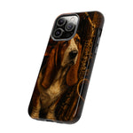 Basset Hound Phone Case Jazz Saxophone Tough Cover Gift Art