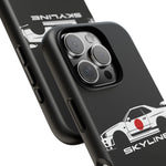 R34 Skyline Japanese Flag Race Car Phone Case | JDM GT-R Tough Cover