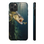 Walleye Jig Strike Phone Case Freshwater Fishing Gift for Anglers