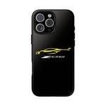 Yellow C8 Z06 Phone Case for Chevy Fans, Tough Protective Cover