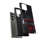 Z06 C8 Phone Case, Red Smoke Studio Reflection Cover