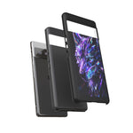 Holographic Wolf Phone Case, Fractured Prism Iridescent Cover