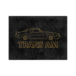 1978 Firebird Trans Am Gold Line Art Microfiber Throw Blanket Car Gift