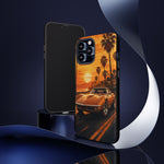 Orange Corvette C3 Stingray Sunset Palms Phone Case