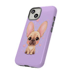 French Bulldog Bat Ears Kawaii Pet Dog Art Tough Phone Case