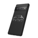 1969 Camaro Black Restomod Front Tough Phone Case Cover Gift