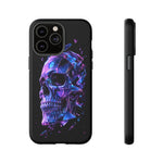 Holographic Skull Phone Case, Shattered Glass Iridescent Cover